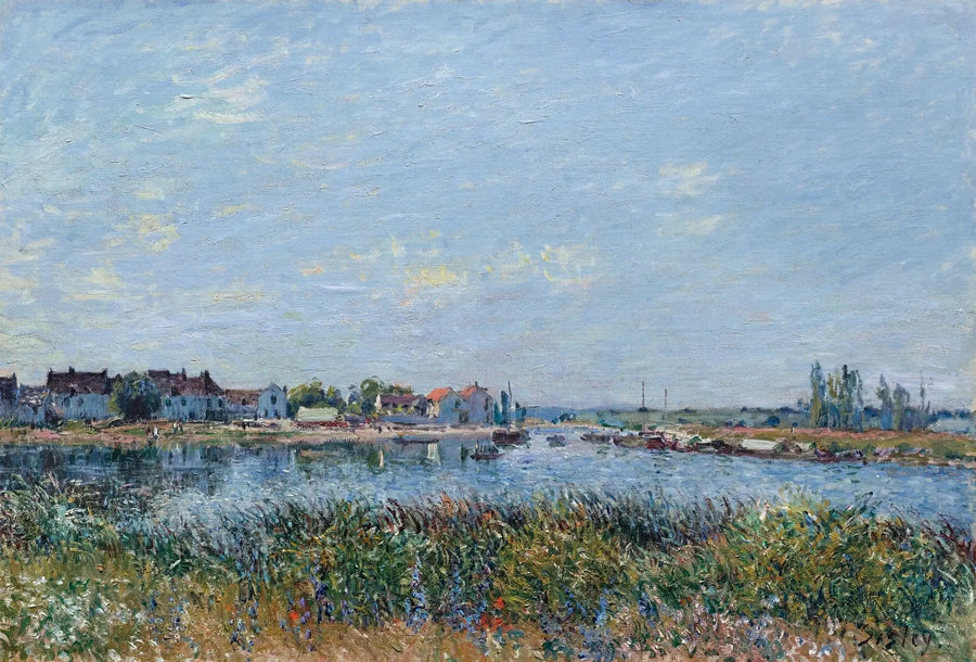 Saint-Mammès in the Morning - Alfred Sisley