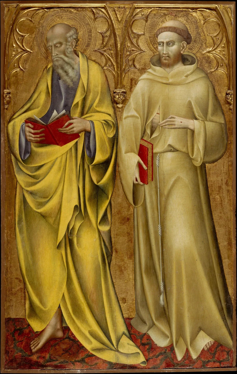 Saint Matthew and Saint Francis - Giovanni di Paolo