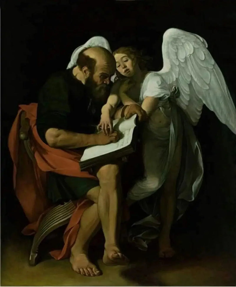 Saint Matthew and the Angel - Caravaggio