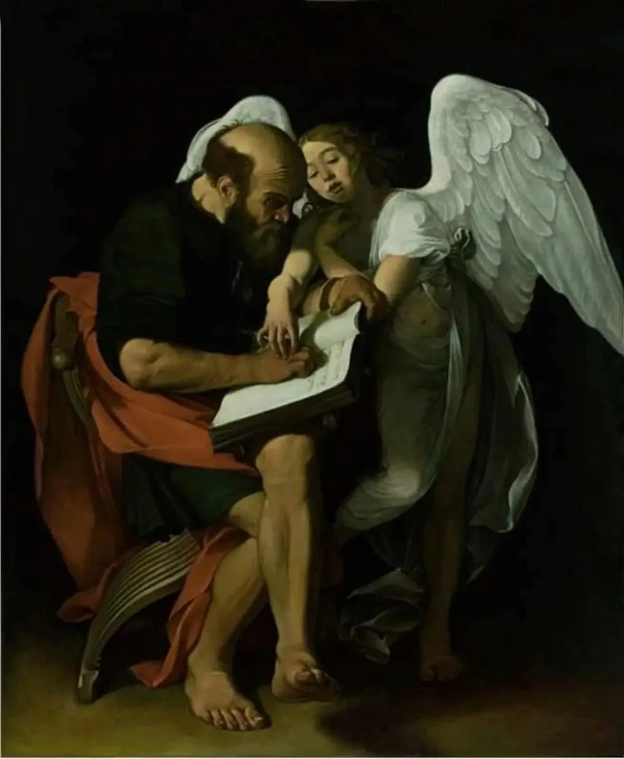 Saint Matthew and the Angel - Caravaggio