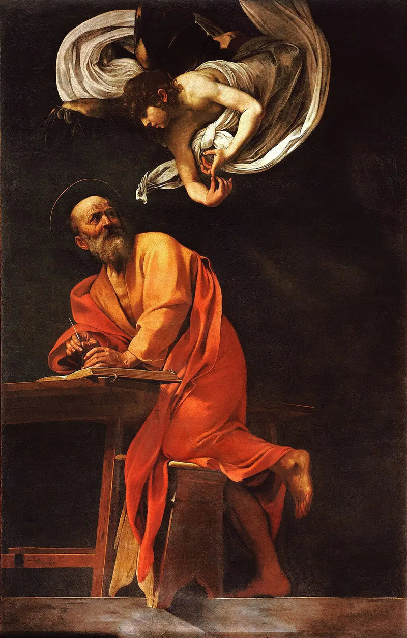 Saint Matthew and the Angel - Caravaggio