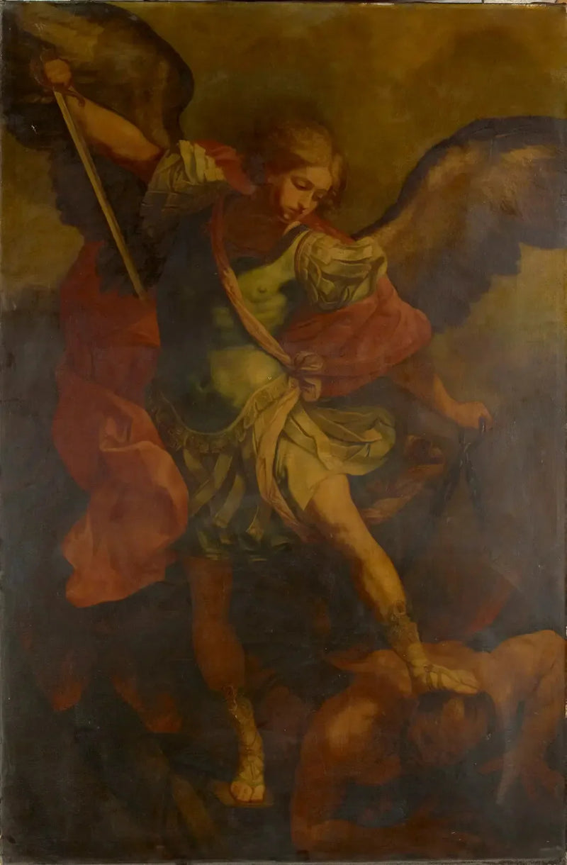 Saint Michael the Archangel defeating the dragon - Joshua Reynolds