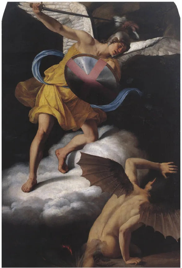 Saint Michael and the Devil - Orazio Gentileschi