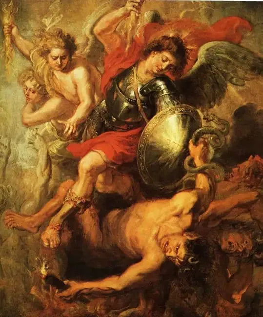 Saint Michael terrassant les anges rebelles - Peter Paul Rubens