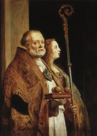 Saint Nicolas de Bari and the Madeleine - David Teniers the Younger