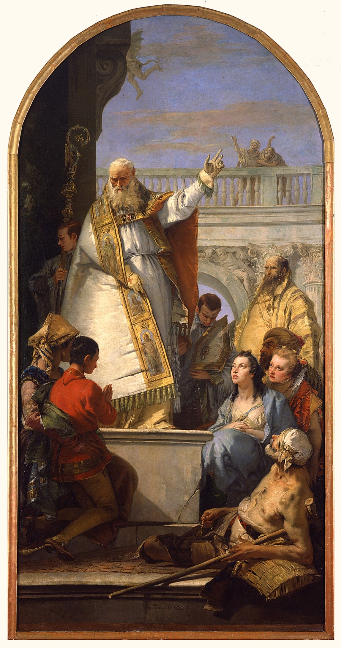 Saint Patrick, Bishop of Ireland - Giovanni Battista Tiepolo