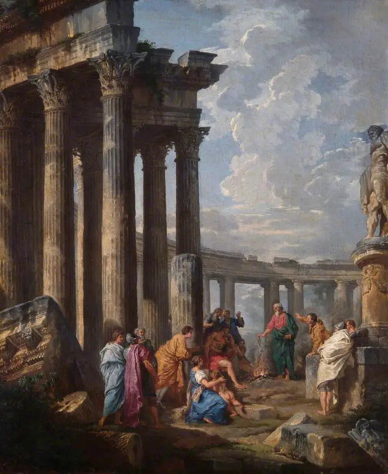 Saint Paul in Malta Saisissant la Vipère - Giovanni Paolo Panini