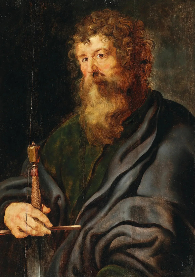 Saint Paul with a Sword - Peter Paul Rubens