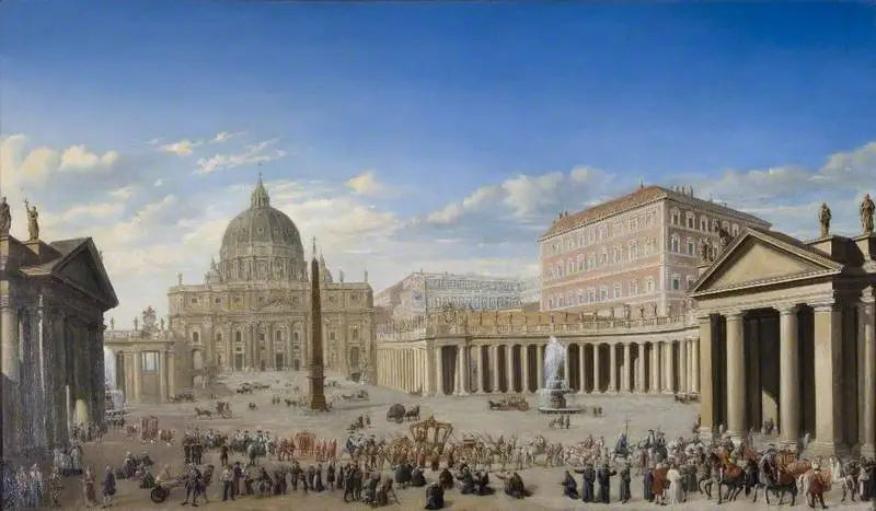 Saint-Pierre de Rome - Giovanni Paolo Panini - Alpha Reproduction