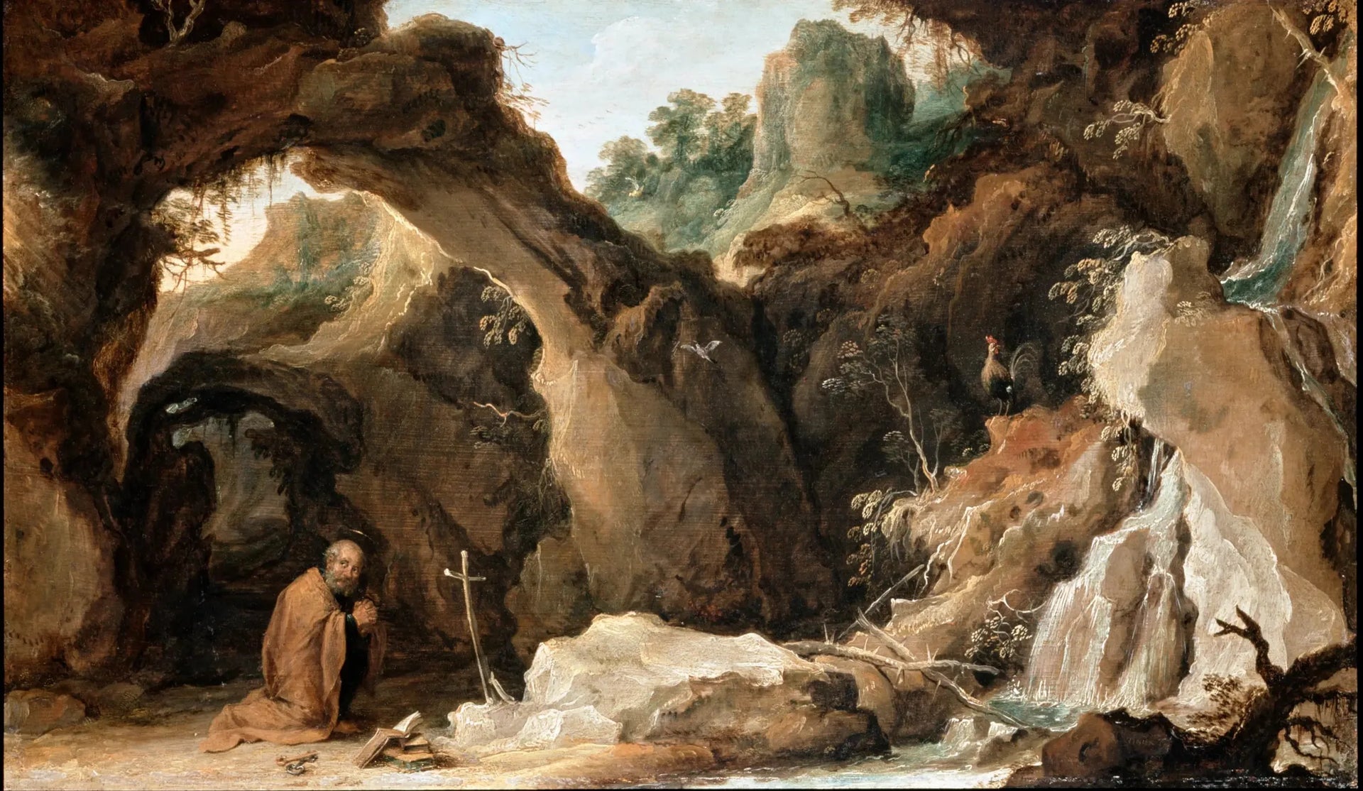 Saint Pierre en pénitence - David Teniers le Jeune image 1 reproduction réalisée par Alpha Reproduction