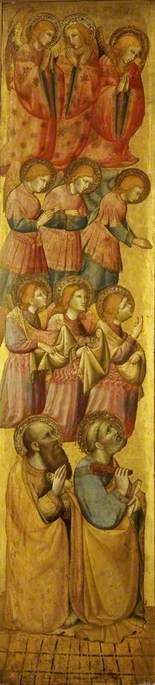 Saint Pierre et Saint Paul avec des anges - Olivuccio di Ciccarello - Alpha Reproduction