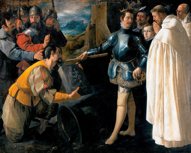 Saint Pierre Nolasco recovering the image of the Virgin of El Puig - Francisco de Zurbarán