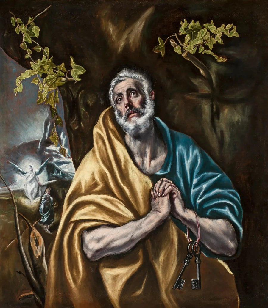 Saint Peter Repentant - El Greco