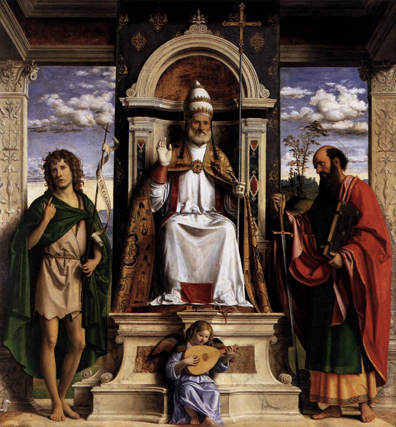 Saint Peter enthroned with the saints - Cima da Conegliano