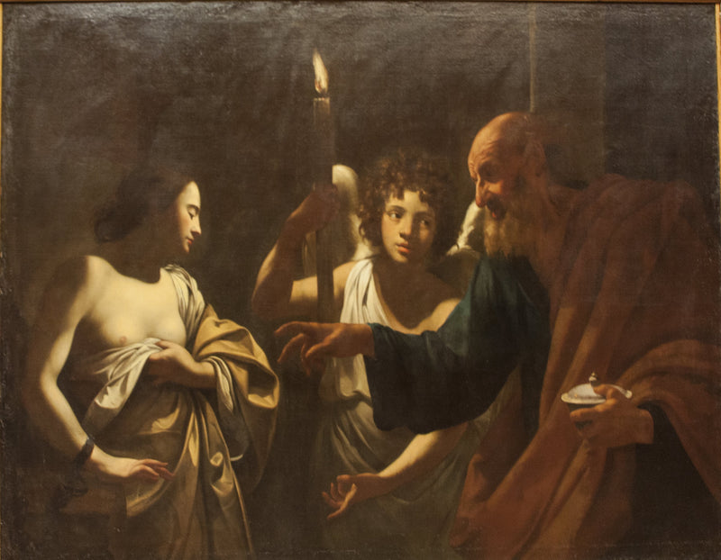 Saint Peter Visiting Saint Agatha Imprisoned - Simon Vouet
