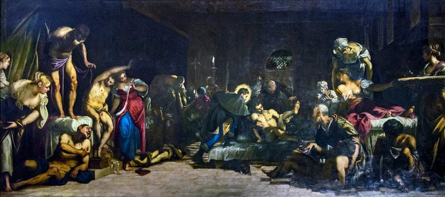 Saint Roch at the Hospital - Jacopo Tintoretto