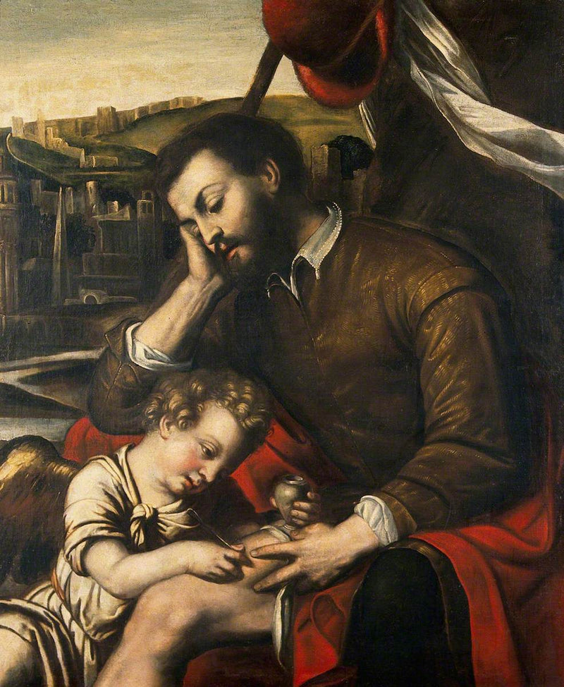Saint Roch et l'Ange - Alessandro Bonvicino