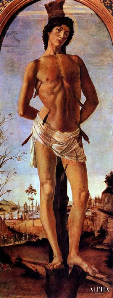 Saint Sebastian - Sandro Botticelli - Reproductions de tableaux et peintures haut de gamme