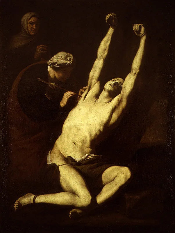 Saint Sebastian assisted by Saint Irene - Jusepe de Ribera
