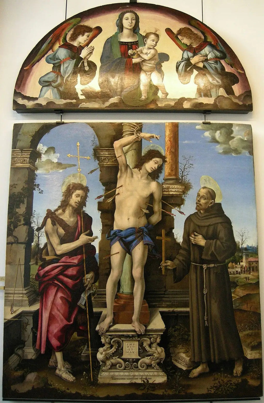 Saint Sebastian with the Virgin and Child - Filippino Lippi