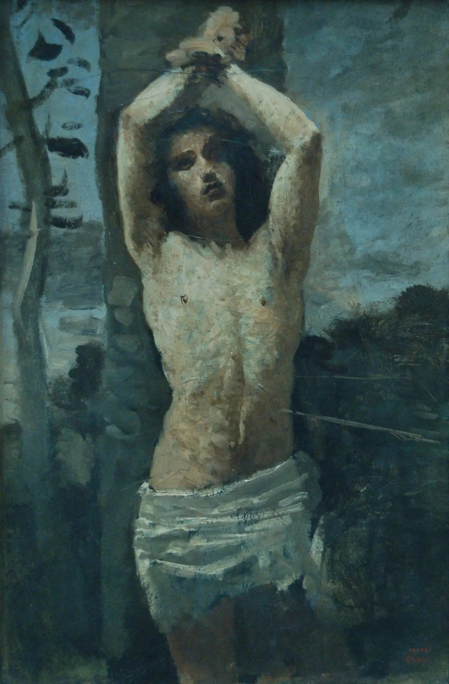 Saint Sebastian - Jean-Baptiste Camille Corot