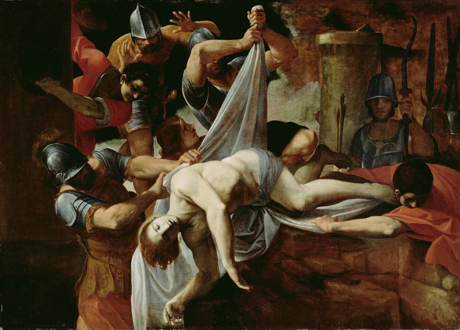 Saint Sebastian thrown into the Cloaca Maxima - Ludovico Carracci