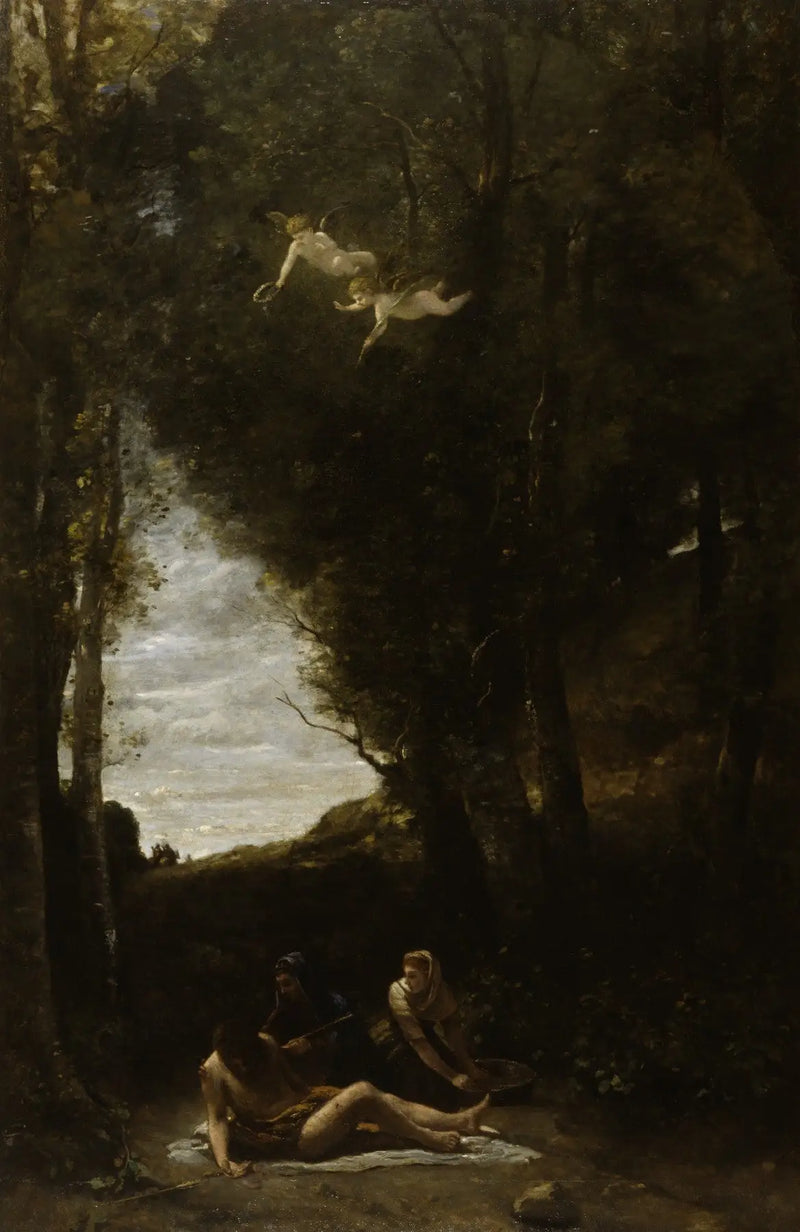 Saint Sebastian Saved by the Holy Women - Jean-Baptiste Camille Corot