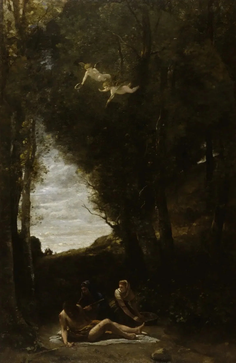 Saint Sebastian Saved by the Holy Women - Jean-Baptiste Camille Corot