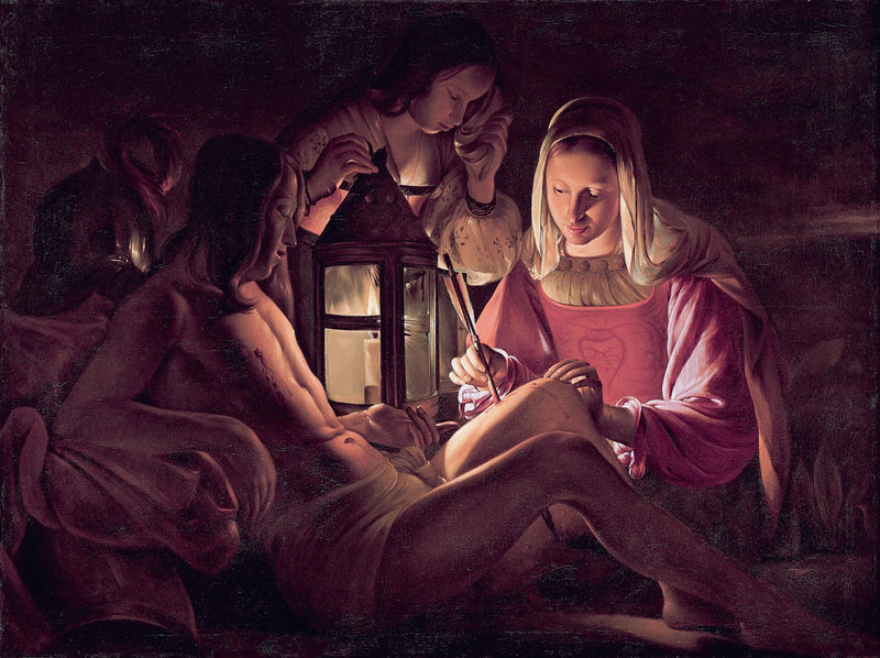Saint Sebastian cared for by Irene - Georges de La Tour