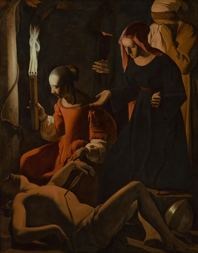 Saint Sebastian cared for by Saint Irene - Georges de La Tour