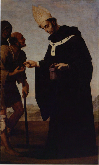 Saint Thomas de Villanova - Francisco de Zurbarán
