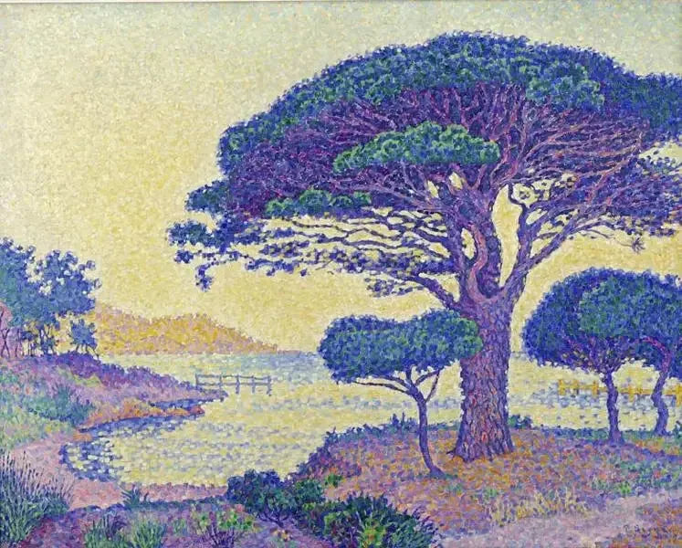 Saint-Tropez, the umbrella pines at Canoubiers - Paul Signac