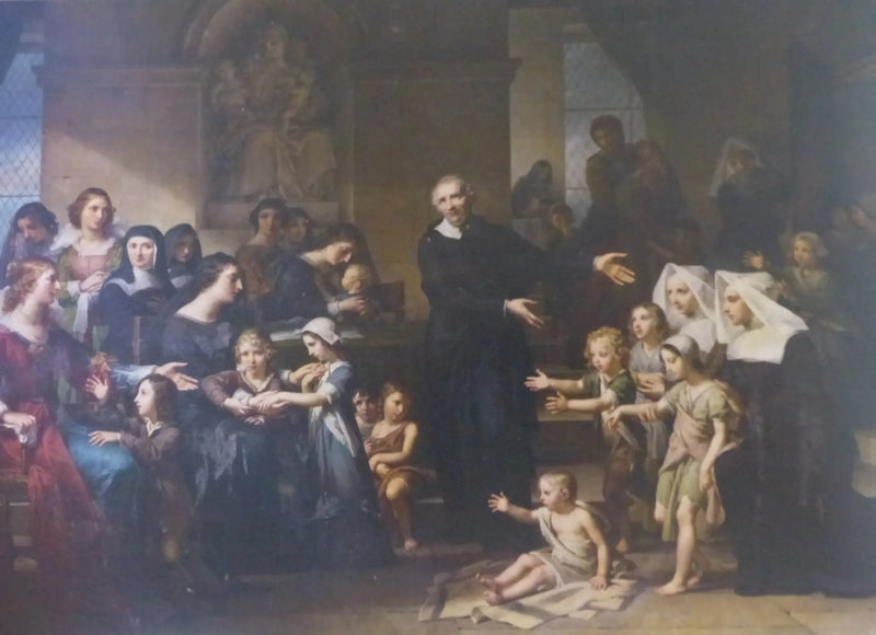 Saint Vincent de Paul preaching charity - Charles Meynier