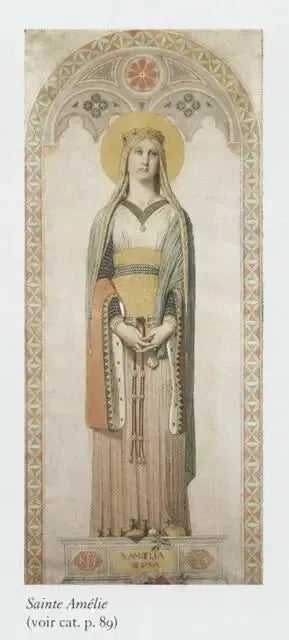 Saint Amélie, Queen of Hungary - Jean-Auguste-Dominique Ingres