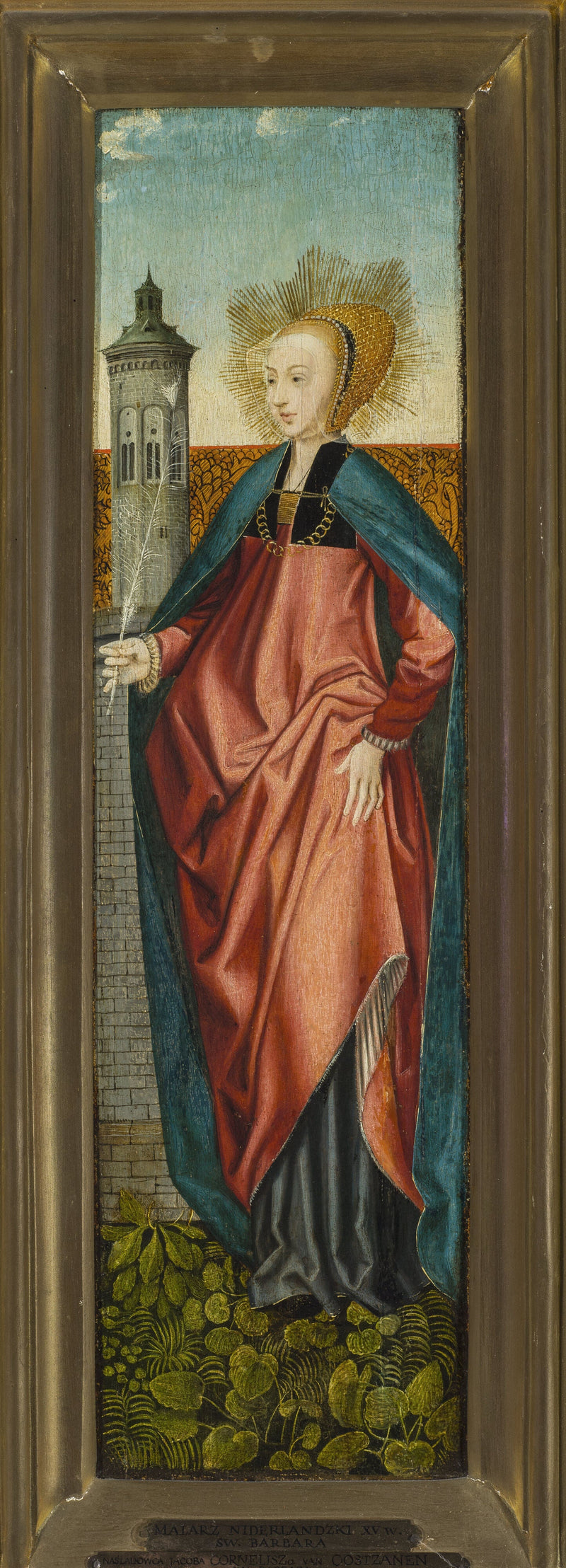 Saint Barbara - Jacob Cornelisz van Oostsanen