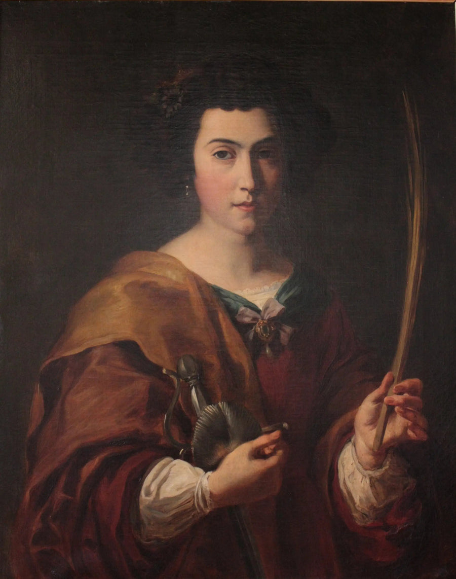 Saint Catherine of Alexandria - Eugène Delacroix