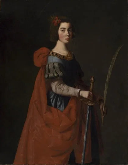 Saint Catherine of Alexandria - Francisco de Zurbarán