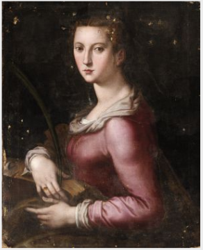 Sainte Catherine d’Alexandrie - Bronzino - Alpha Reproduction