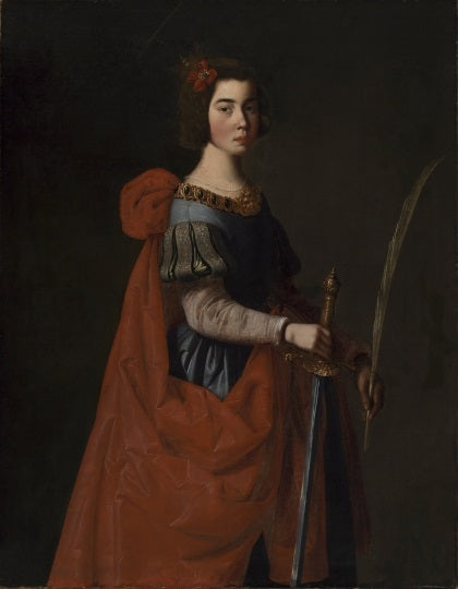 Saint Catherine of Alexandria - Francisco de Zurbarán
