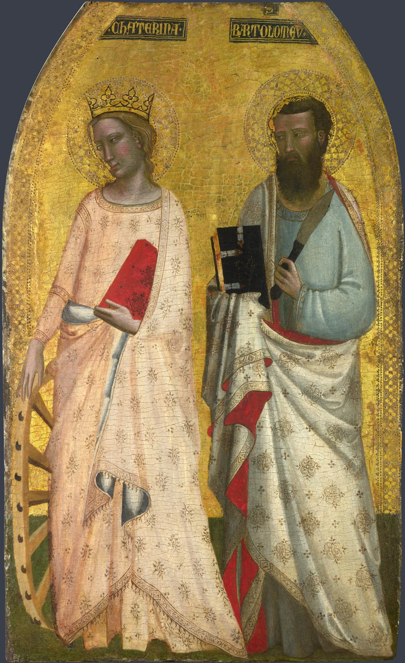 Sainte Catherine et Saint Barthélemy - Allegretto Nuzi