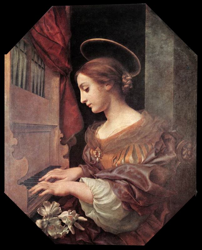 Saint Cecilia at the Organ - Carlo Dolci