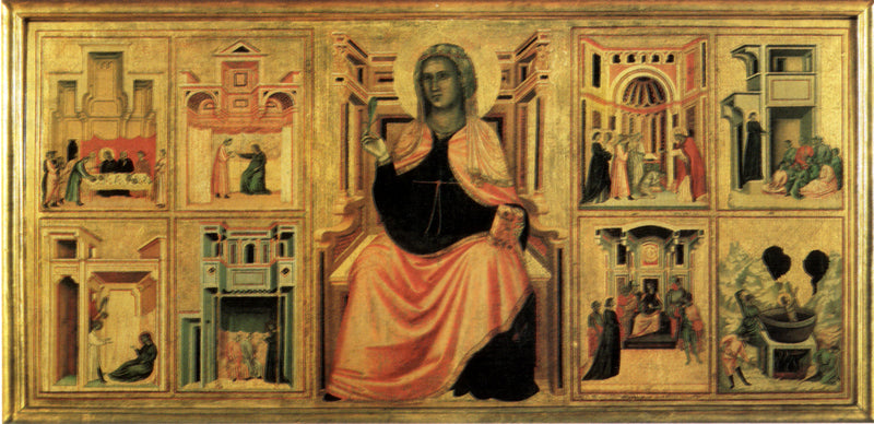 Saint Cecilia and scenes from her life - Master of Saint Cecilia
