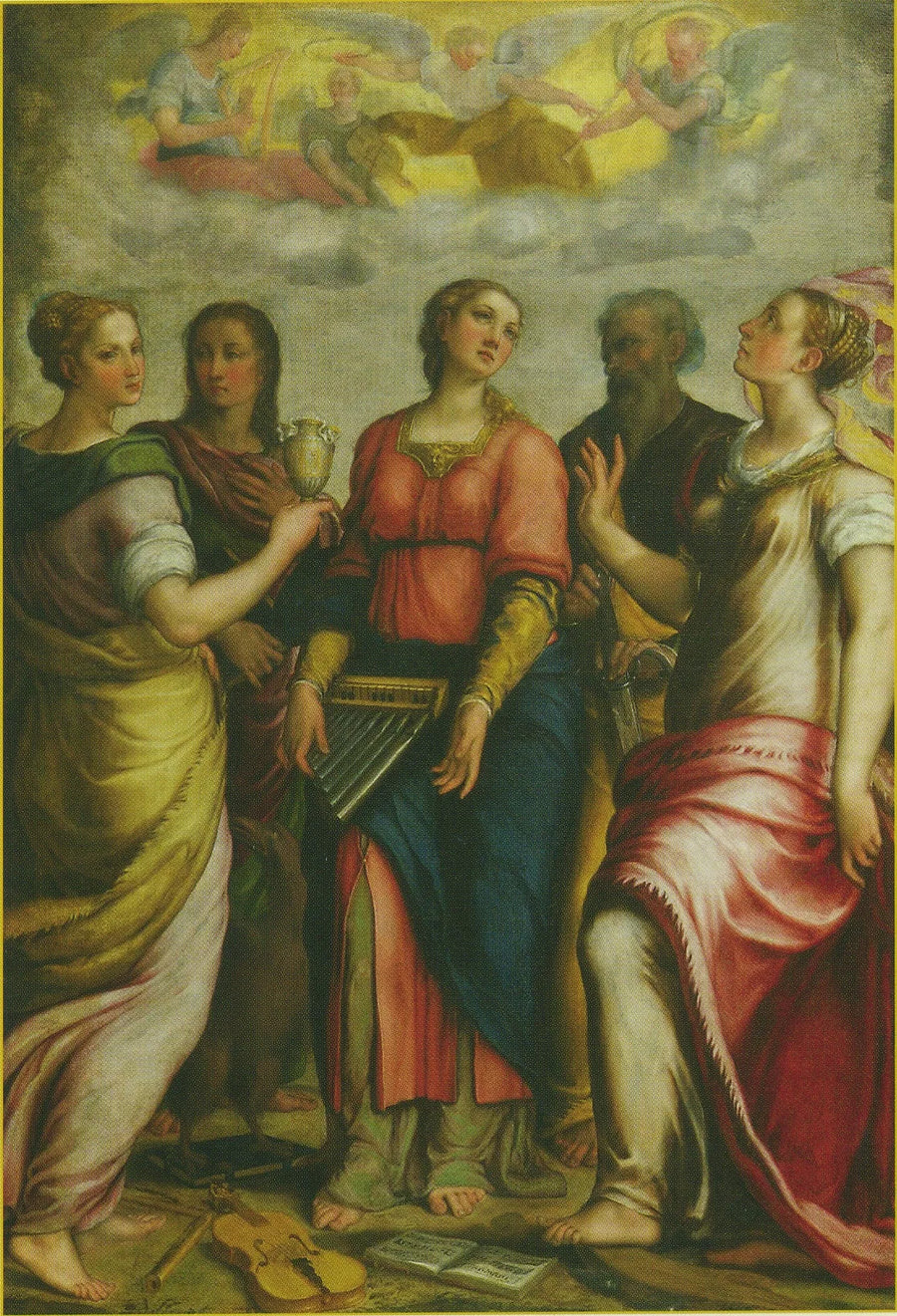 Sainte Cécile et saint - Federico Barroci