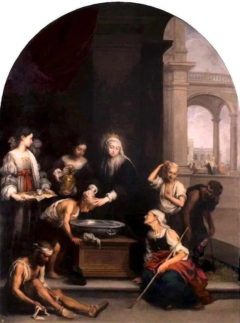 Saint Elizabeth Caring for the Itchy - Bartolomé Esteban Murillo