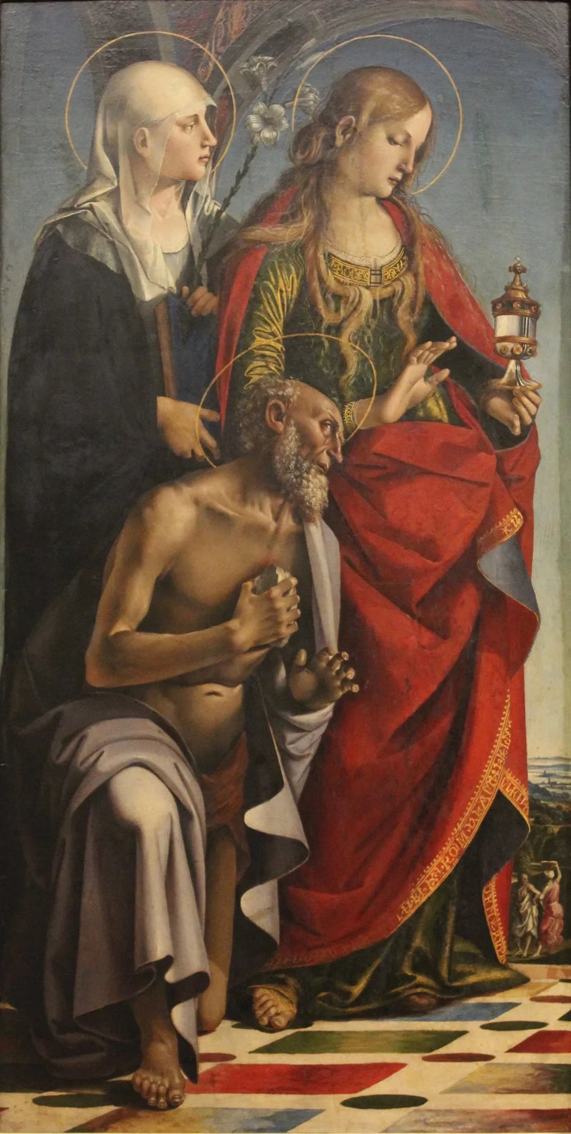 Saint Eustace, Saint Mary Magdalene and Saint Jerome - Luca Signorelli