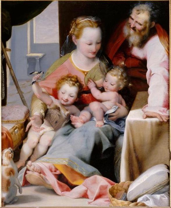 Holy Family with Cat - Federico Barroci