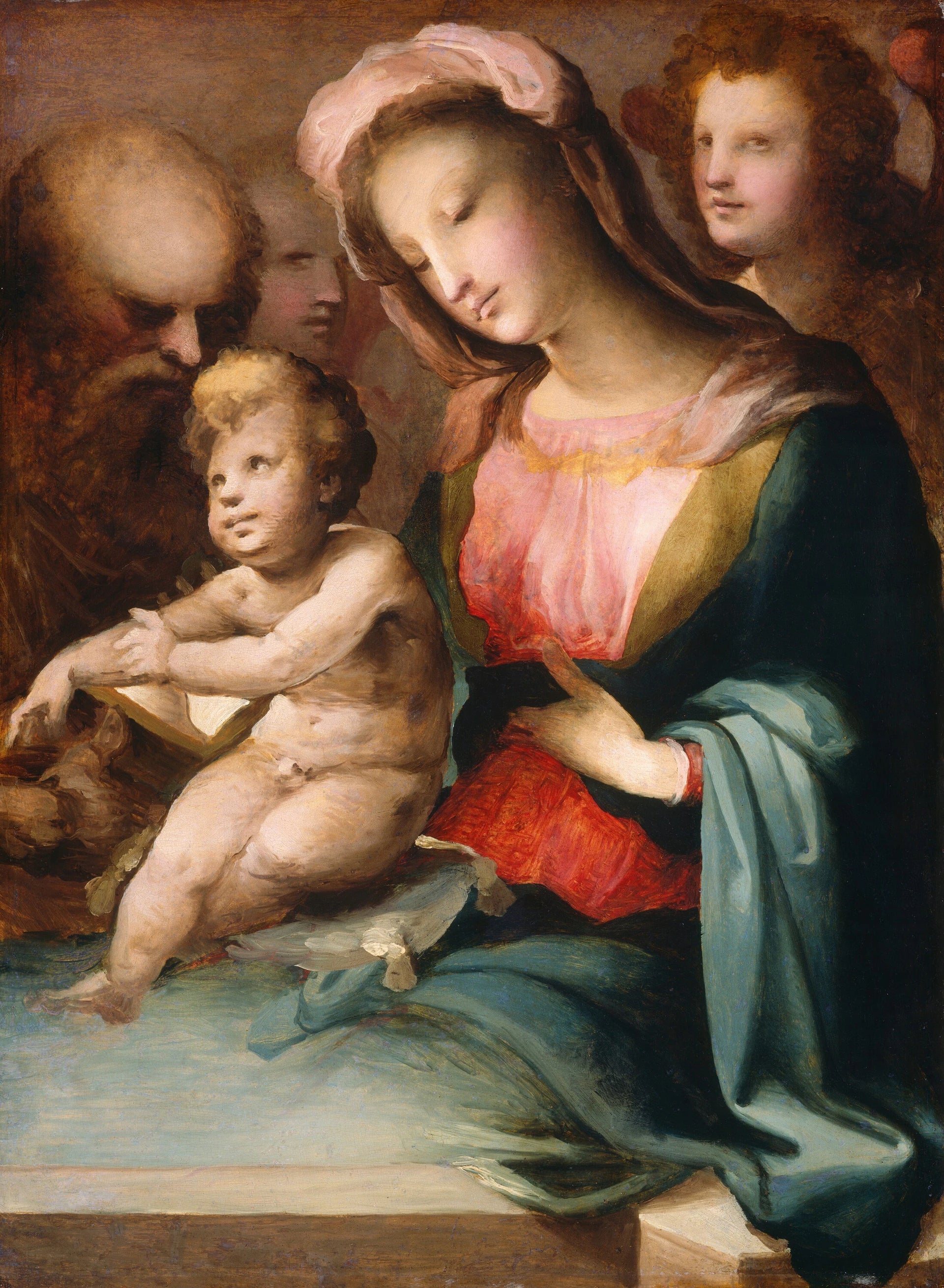 La Sainte Famille avec les anges - Domenico Beccafumi