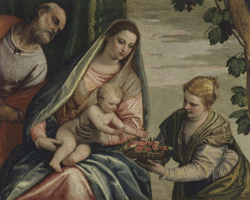 Holy Family with Saint Dorothy - Paul Véronèse