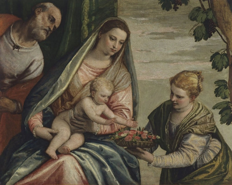 Holy Family with Saint Dorothy - Paul Véronèse