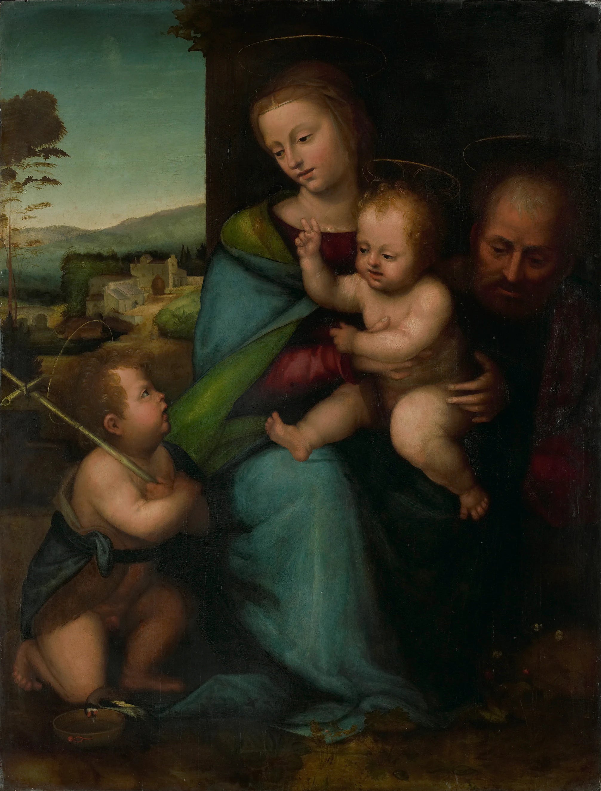 La Sainte Famille avec le petit Jean - Fra Bartolomeo